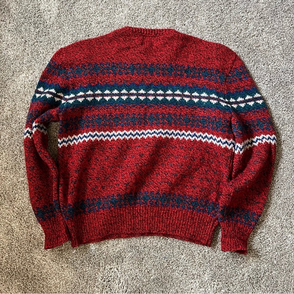 Vintage Royal North Mills Outfitters Wool Knit Sweater Size Large - Picture 6 of 6